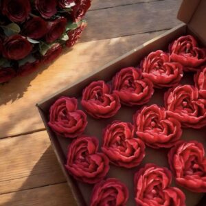 Flower bomb candles (Red)